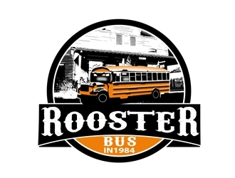Rooster Bus logo design by bougalla005