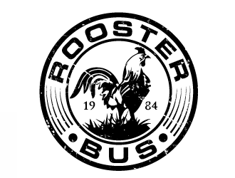 Rooster Bus logo design by THOR_