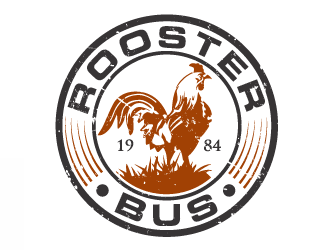 Rooster Bus logo design by THOR_