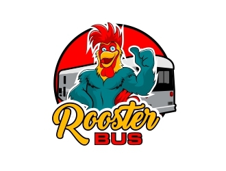 Rooster Bus logo design by logoviral