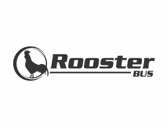 Rooster Bus logo design by mutafailan