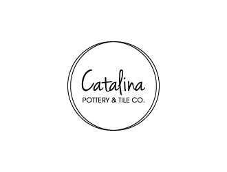 Catalina Pottery &amp; Tile Co.  logo design by labo