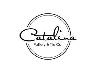 Catalina Pottery & Tile Co.  logo design by labo