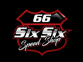 Six Six Speed Shop logo design by Suvendu