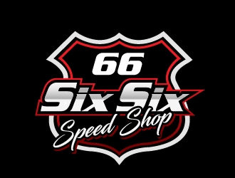 Six Six Speed Shop logo design by Suvendu