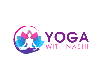 Yoga with Nashi logo design by THOR_