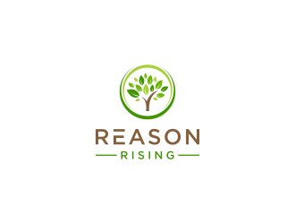 REASON RISING logo design by kaylee