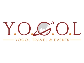 Y.O.G.O.L       Or       Yogol Travel  & Events logo design by fawadyk