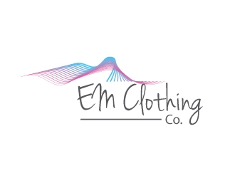 EM Clothing Co. logo design by limo