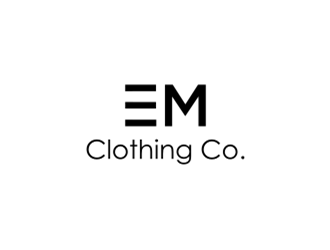 EM Clothing Co. logo design by sheilavalencia