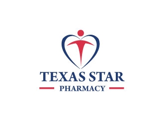 Texas Star Pharmacy logo design by harshikagraphics