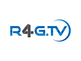 R4G.TV logo design by sakarep