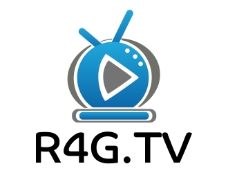 R4G.TV logo design by ElonStark