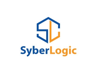 SyberLogic logo design by harshikagraphics