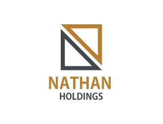 Nathan Holdings logo design by harshikagraphics
