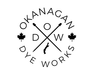 Okanagan Dye Works logo design by DreamLogoDesign