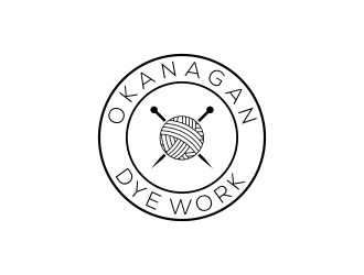 Okanagan Dye Works logo design by dibyo