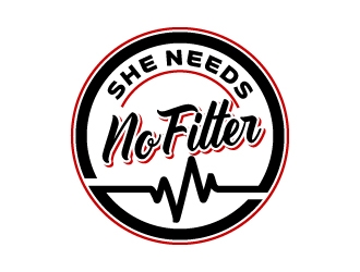 She Needs No Filter  logo design by jaize