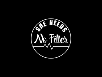 She Needs No Filter  logo design by eagerly