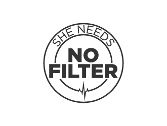 She Needs No Filter  logo design by fastsev
