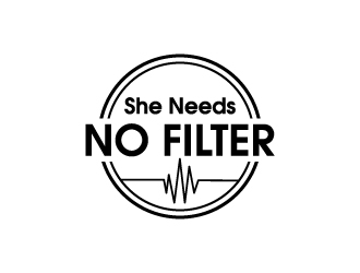 She Needs No Filter  logo design by labo