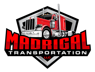 MADRIGAL TRANSPORTATION LLC  logo design by scriotx