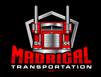 MADRIGAL TRANSPORTATION LLC  logo design by scriotx