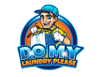 Do My Laundry Please logo design by DreamLogoDesign