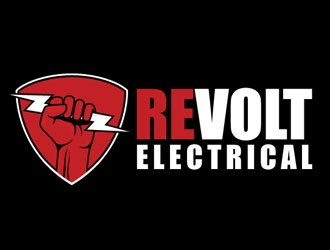 REVOLT ELECTRICAL logo design by shere