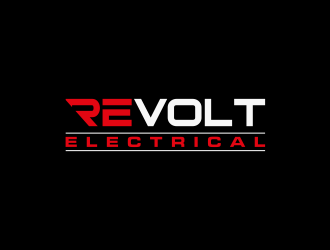 REVOLT ELECTRICAL logo design by ammad