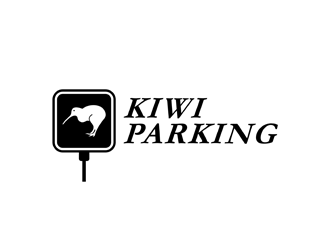 Kiwi Parking logo design by bomie