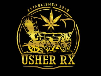 Usher Rx logo design by uttam