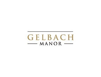 Gelbach Manor logo design by checx
