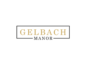 Gelbach Manor logo design by johana