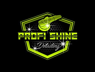 PROFI SHINE Detailing logo design by uttam