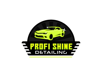 PROFI SHINE Detailing logo design by Suvendu