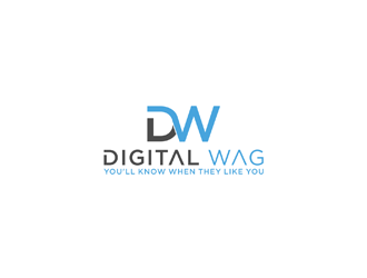 Digital Wag logo design by johana