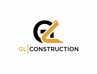GL CONSTRUCTION logo design by eagerly