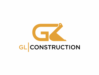 GL CONSTRUCTION logo design by eagerly
