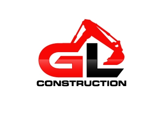 GL CONSTRUCTION logo design by labo
