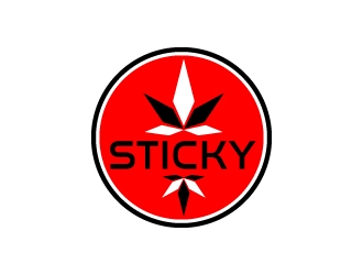 STICKY  logo design by Suvendu