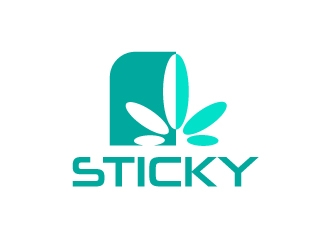 STICKY  logo design by Suvendu