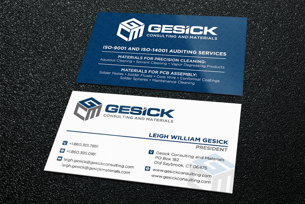 Gesick Consulting and Materials logo design by Art_Chaza