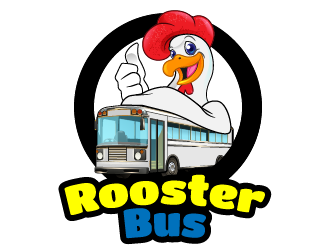 Rooster Bus logo design by reight
