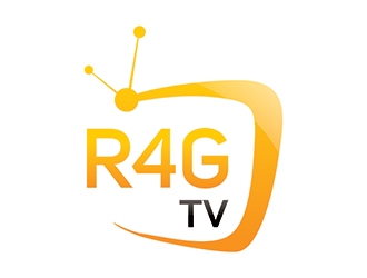 R4G.TV logo design by ManishKoli