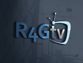 R4G.TV logo design by ManishKoli