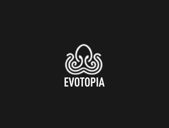 Evotopia logo design by giphone