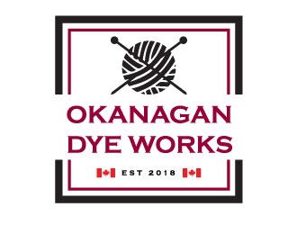 Okanagan Dye Works logo design by Suvendu