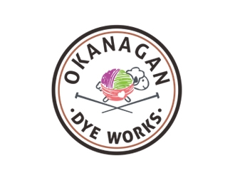 Okanagan Dye Works logo design by zluvig