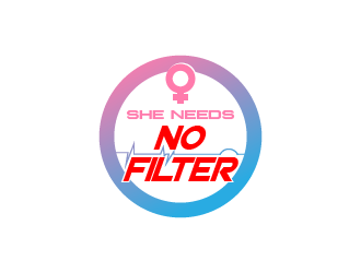 She Needs No Filter  logo design by reight